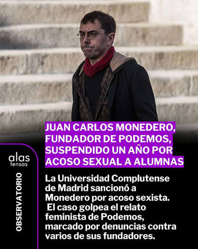 La defensa de Monedero recurre la sanción de la UCM y denuncia un procedimiento con «graves vulneraciones»