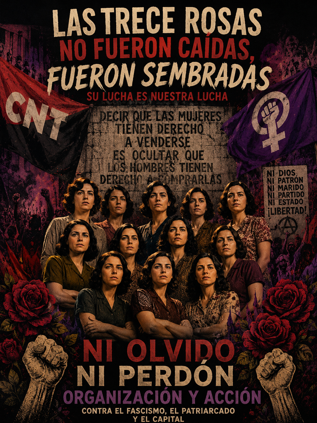 Las Trece Rosas no murieron: viven en cada lucha por la dignidad