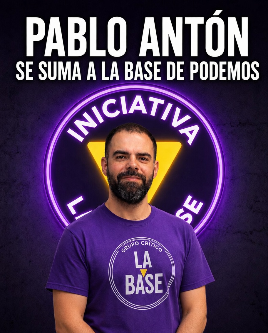 Pablo Antón: compromiso, militancia y rebeldía al servicio de Podemos